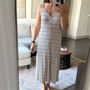 Striped dress - LOFT